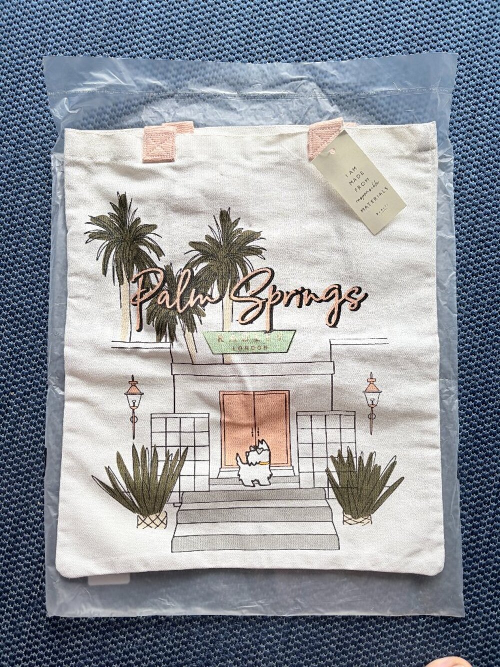 Radley London Palm Springs Canvas Tote - New with cosmetic defects